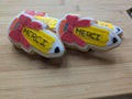 "Merci Maître-sse" - Sablé décoré de pâte à sucre vanillée ~